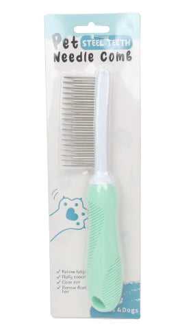 Peigne à Aiguilles de Toilettage pour Animaux pour Nettoyer les Poils (Pièce Unique)