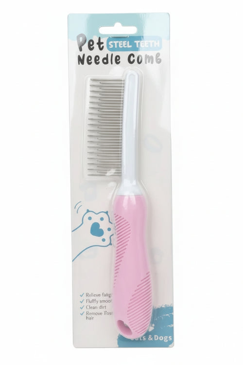 Peigne à Aiguilles de Toilettage pour Animaux pour Nettoyer les Poils (Pièce Unique)