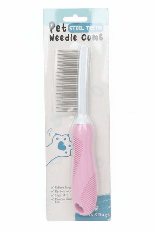 Peigne à Aiguilles de Toilettage pour Animaux pour Nettoyer les Poils (Pièce Unique)